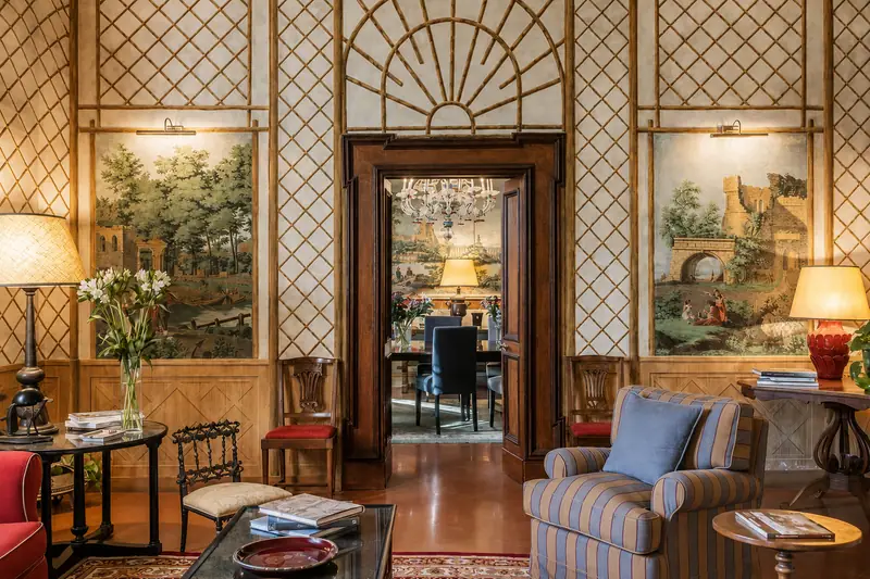 Il salone dipinto a trompe-l'œil